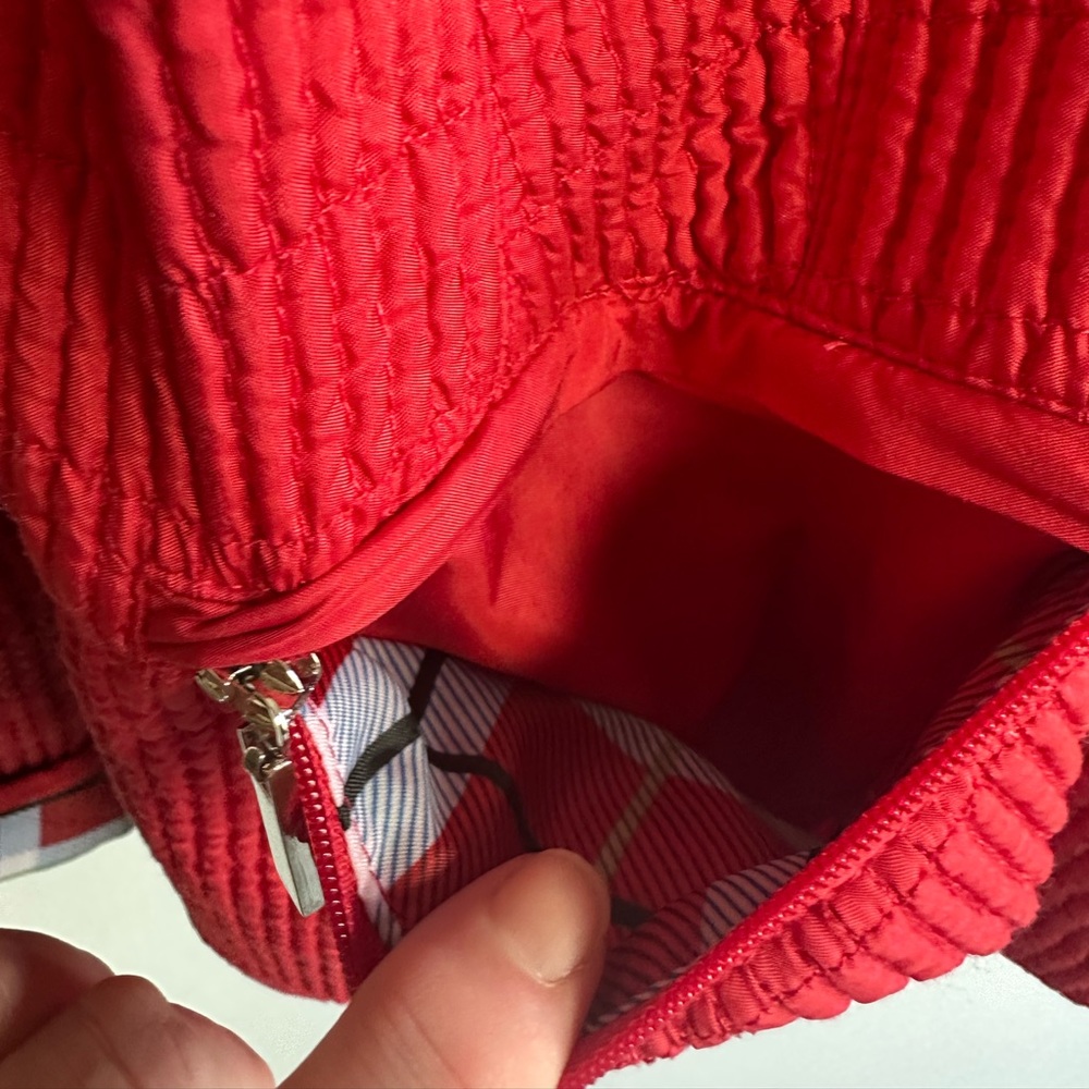 Pendleton Red Quilted Jacket With Detachable Hood… - image 4